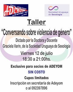 Taller: «Conversando sobre violencia de género»
